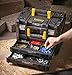 Stanley FatMax Tstak Combination Toolbox - 21.5 L Includes Box with 2 Drawers and Metal Clips - Pack of 1 - FMST1-71981