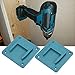 2 Packs Tool Holder for 18V Tools Holder Dock Hanger,Machine Holder Wall Mount Storage Bracket Fixing Devices (Blue)