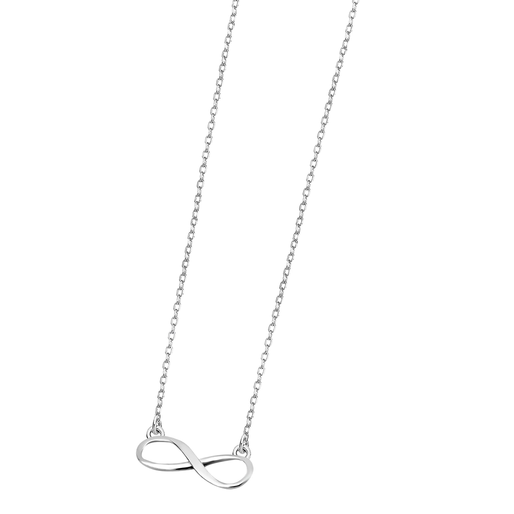 LOTUS SILVER Collar Mujer Plata de Ley 925 | Collares Mujer, Regalo de Cumpleaños, Aniversario, San Valentín, Madre y más LP1224-1/2, Colección Trendy