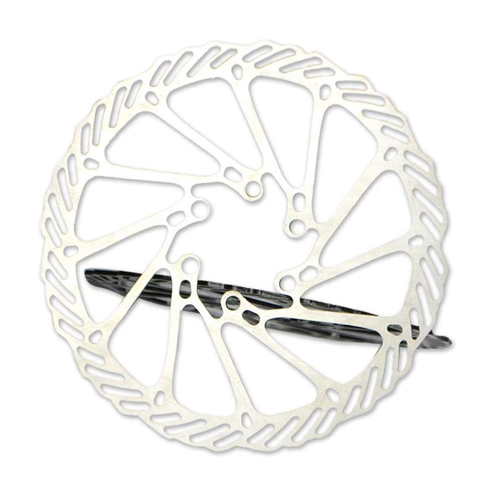 VOANZO Bicycle Disc Brakes 160mm DISC ROTOR, STAINLESS STEEL, 6 BOLT MOUNTING G3 Mountain Bike Disc Brakes (Silver)