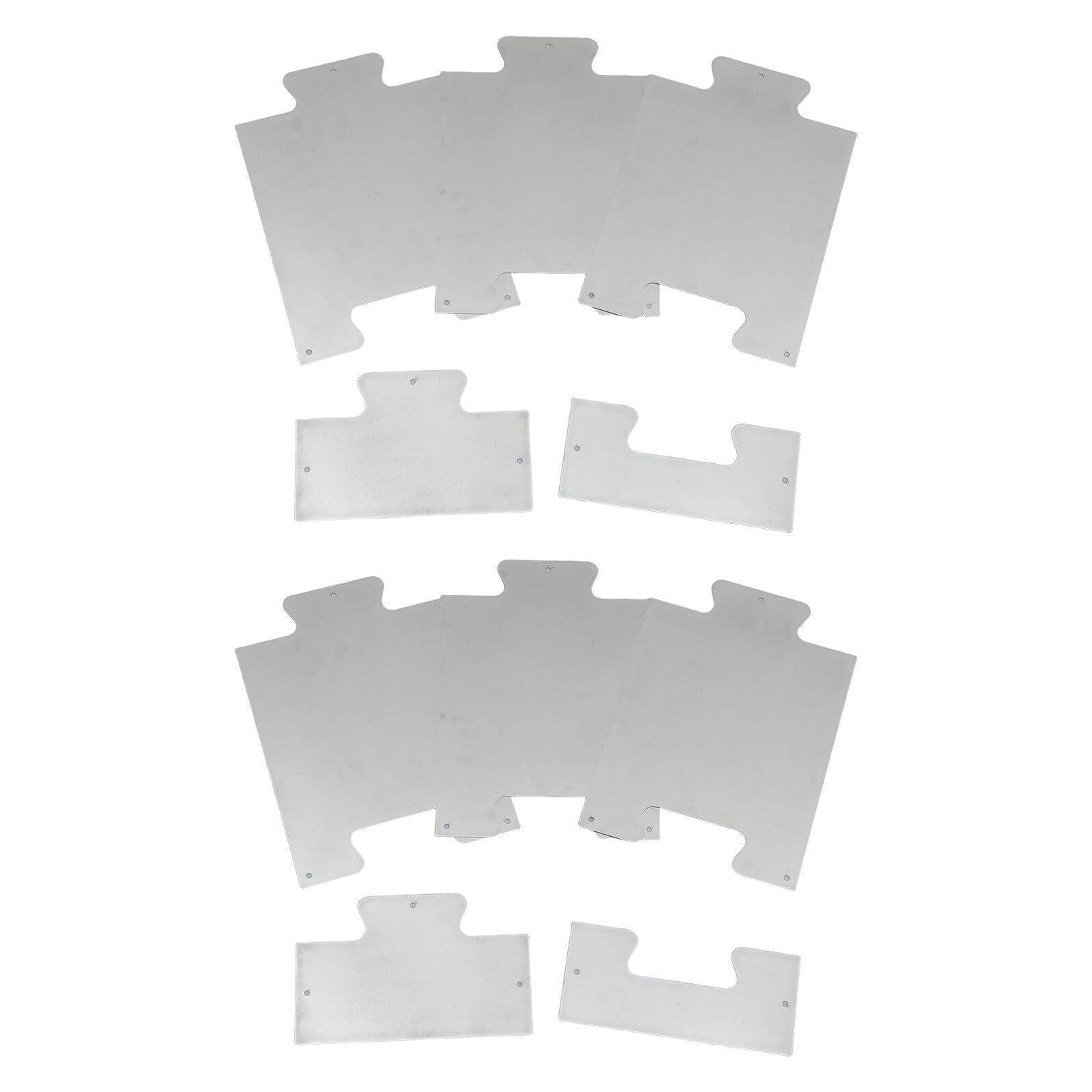 Plaque de protection pour porte en acier inoxydable 8x36 pouces WOONEKY lot de 2