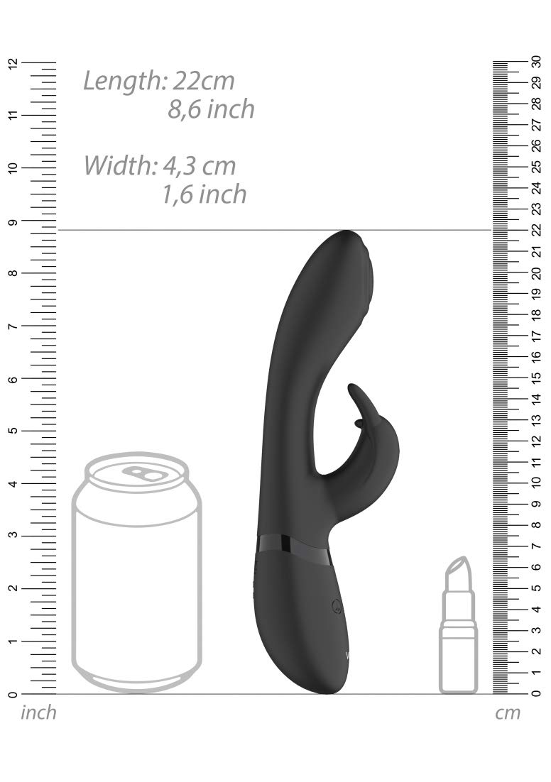 Shots VIVE - Cato Pulse G-spot Rabbit - Black