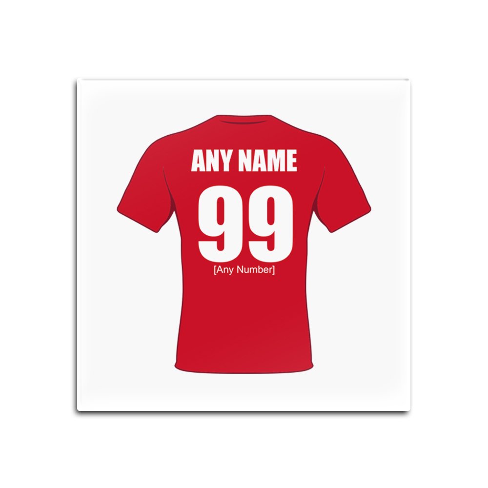 Dessous de verre rugby Pays de Galles personnalisables en verre premium