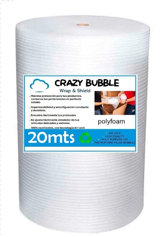 Hule plástico 10 hule plastico marca CRAZY BUBBLE