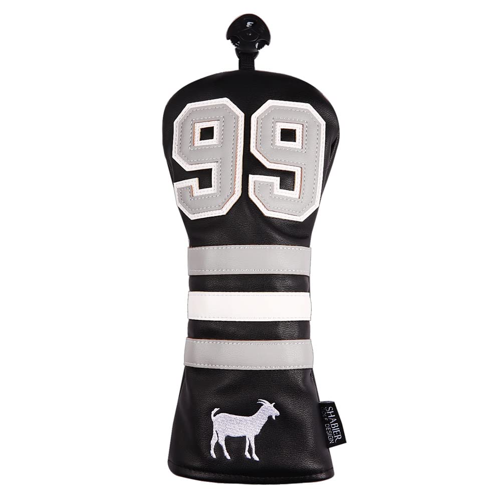 Fundas Palos De Golf Encabezado de Conductor de Golf con Cola for Mujeres Hombre PU Cubierta de Conductor de Golf de Estilo de Cuero Funda Driver Golf(Noir)