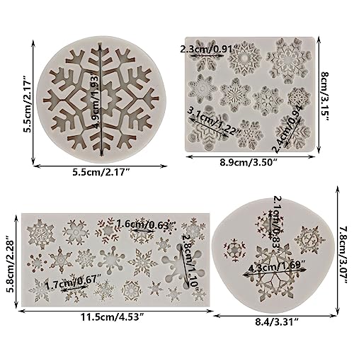 Consejos para Comprar Copos de nieve de silicon que Puedes Comprar On-line. 17 copos de nieve de silicon marca sijiangmold (2)