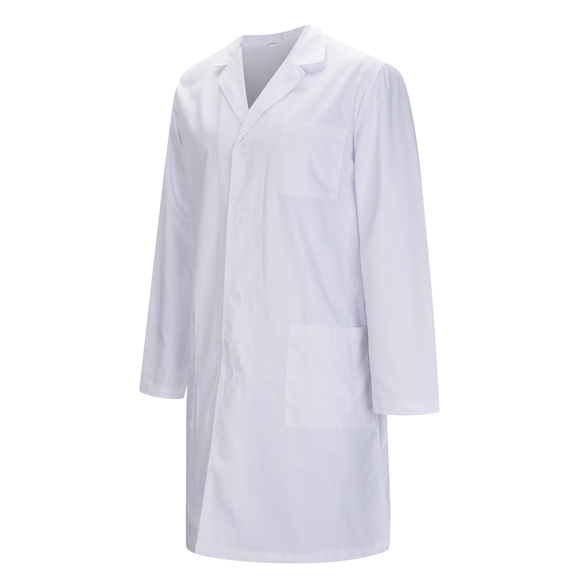 Bata Laboratorio Unisex Hombre Mujer Blanco 1816