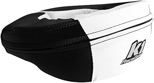 K1 Race Gear 15-NEC-CAW-A Protector de Cuello (CarbonoBlanco, Adulto)