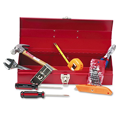 Kit de herramientas Great Neck CTB9 16 piezas caja metal rojo miniatura 1