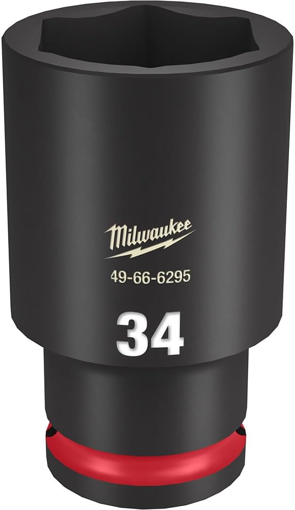 Milwaukee Electric - Shockwave IMP Duty 1/2DR 34MM DP 6PT Socket