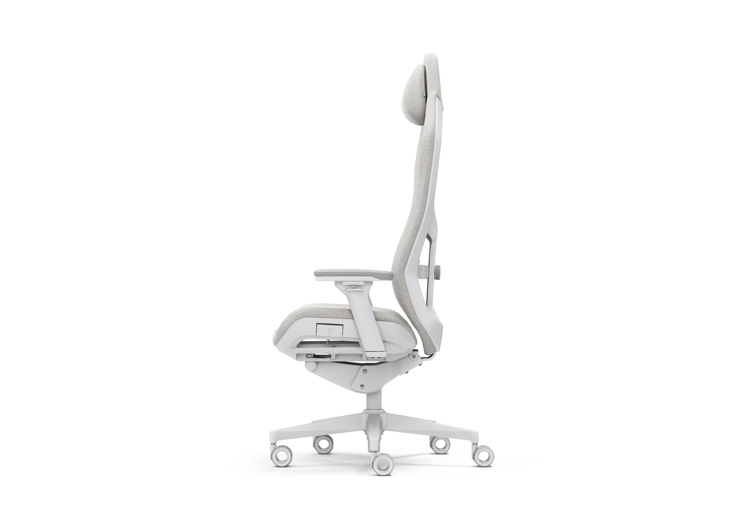 Fractal Design Refine Mesh Light Gaming Chair - Ergonomic Office Desk Chair Functionality with 4D Adjustable Armrests, High-Back Support, Lumbar Cushion, And Breathable Mesh