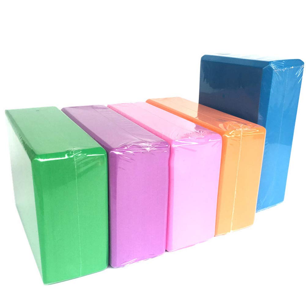 AIZYR Bloque De Yoga, Bloques Yogaer Yoga - Espuma EVA De Alta Densidad Bloque De Ejercicio Monocromo, Soporte Instantáneo Y Mejora Tus Poses Y Flexibilidad,Verde