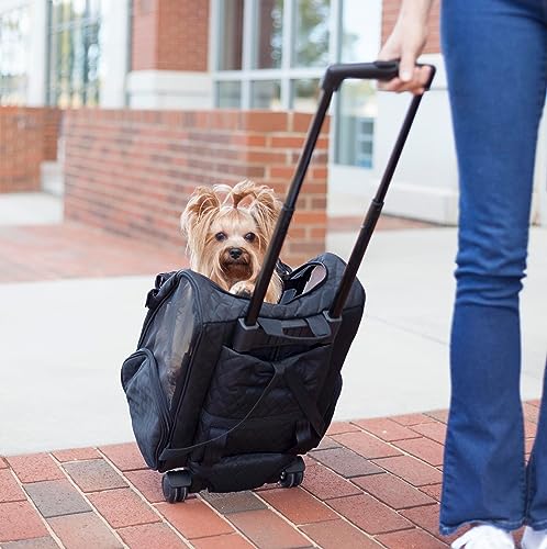 Snoozer-Roll-Around-4-in-1-Pet-Carrier-Black-Medium - Cucciolini Doodles Snoozer-Roll-Around-4-in-1-Pet-Carrier-Black-Medium