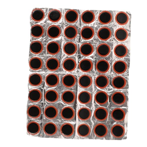 Garneck 48 Pcs Bike Patch Kit Durable Tire Repair Tools for Bicycles Motorcycles and Electric Vehicles Inner Tube Repair Patches for Punctured Tires