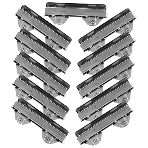 Hemobllo 16 Unidades Roldanas de porta de vidro rolos de porta de tela polia deslizante de aço polia