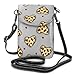 Produktbild Rucksack Mädchen Pizza Herz Valentinstag Liebe Pizza Scheiben Feinschmecker Stoff Grau verstellbar Sehr praktisch, schön und elegant, glänzende Augen Kleine Handy-Geldbörse 4,9 x 7,6 Zoll