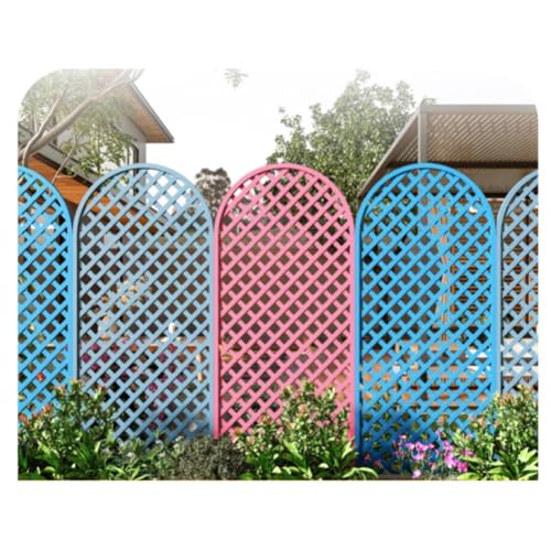 Clôture de jardin en bois – Treillage extérieur pour plantes grimpantes, cadre en bois mural, idéal pour terrasse, pergola et décoration de jardin