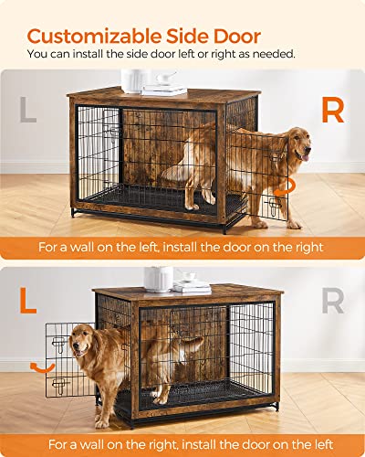image for Feandrea Dog Crate Furniture, 44.1