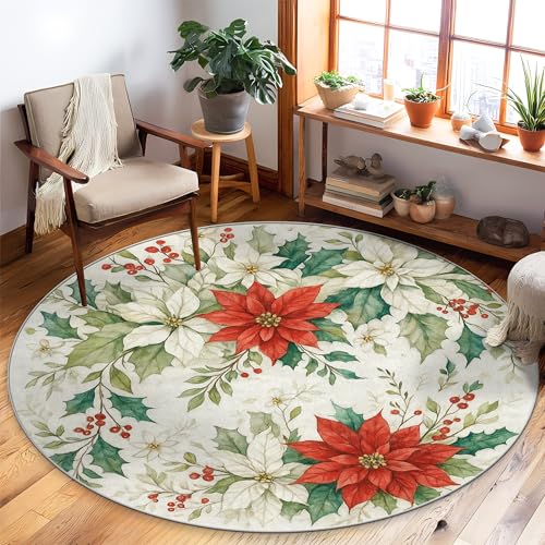 Tapis de Noël pour salon et bureau format carré 1,5m