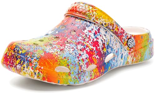 Image of Gaatpot Mens Womens Garden Clogs Shoes with Arch Support Unisex Gardening Slip on Sandals Beach Slippers Shoes Clog