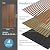 Art3d 4 Pack 47.2 x 23.6in. Wood Slat Acoustic Panels for Wall and Ceiling - 3D Fluted Sound Absorbing Panel with Wood Finish - Walnut