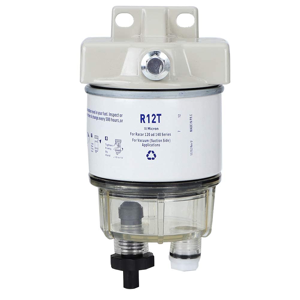 Filtro Benzina Barca R12T Separatore Acqua Carburante Professionale Marino
