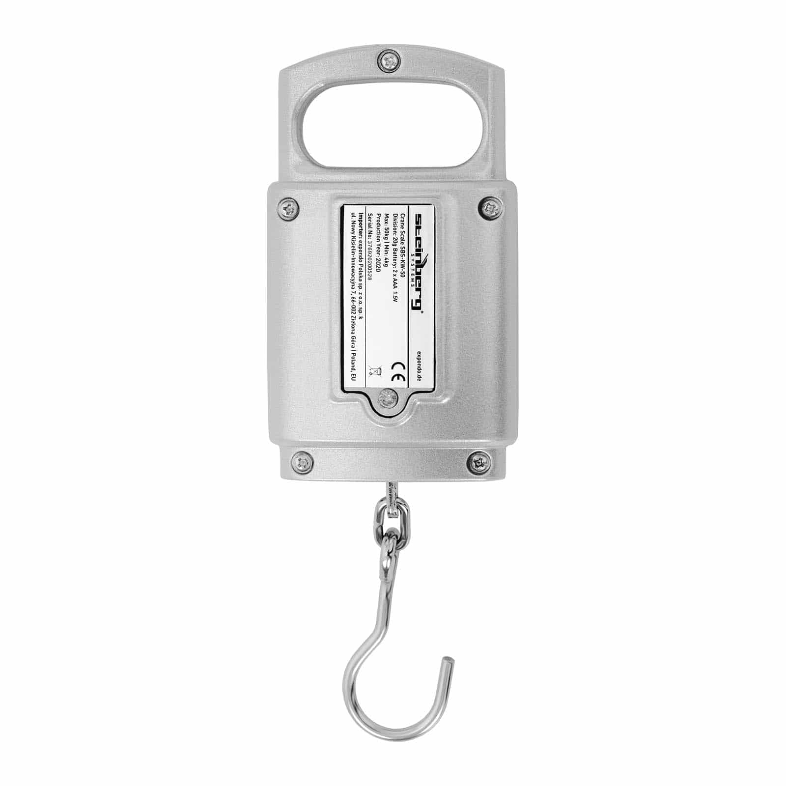 Bilancia A Gancio Digitale Steinberg - 1000kg Capacità, 500g Precisione, LCD, Per Pesature Industriali - Foto 11