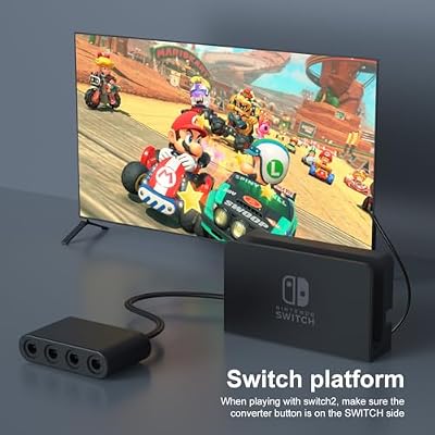Gamecube Controller Adapter for Switch 2 & Switch 1/OLED PC WII U