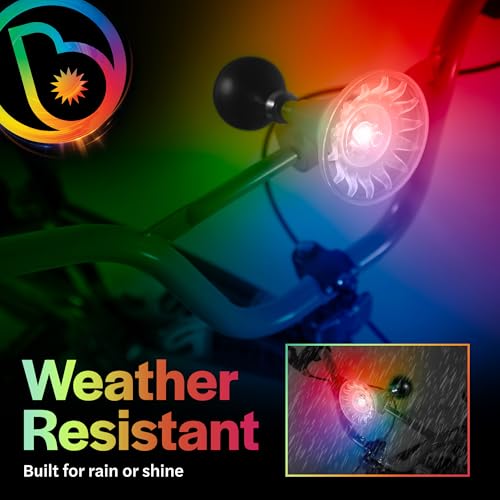 Brightz Bocina para Bicicleta LED Cambia Color, Bocina Suave para Niños miniatura 7