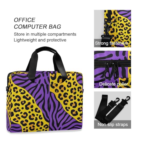 Funda portátil para laptop 15.6" amarilla morada miniatura 6