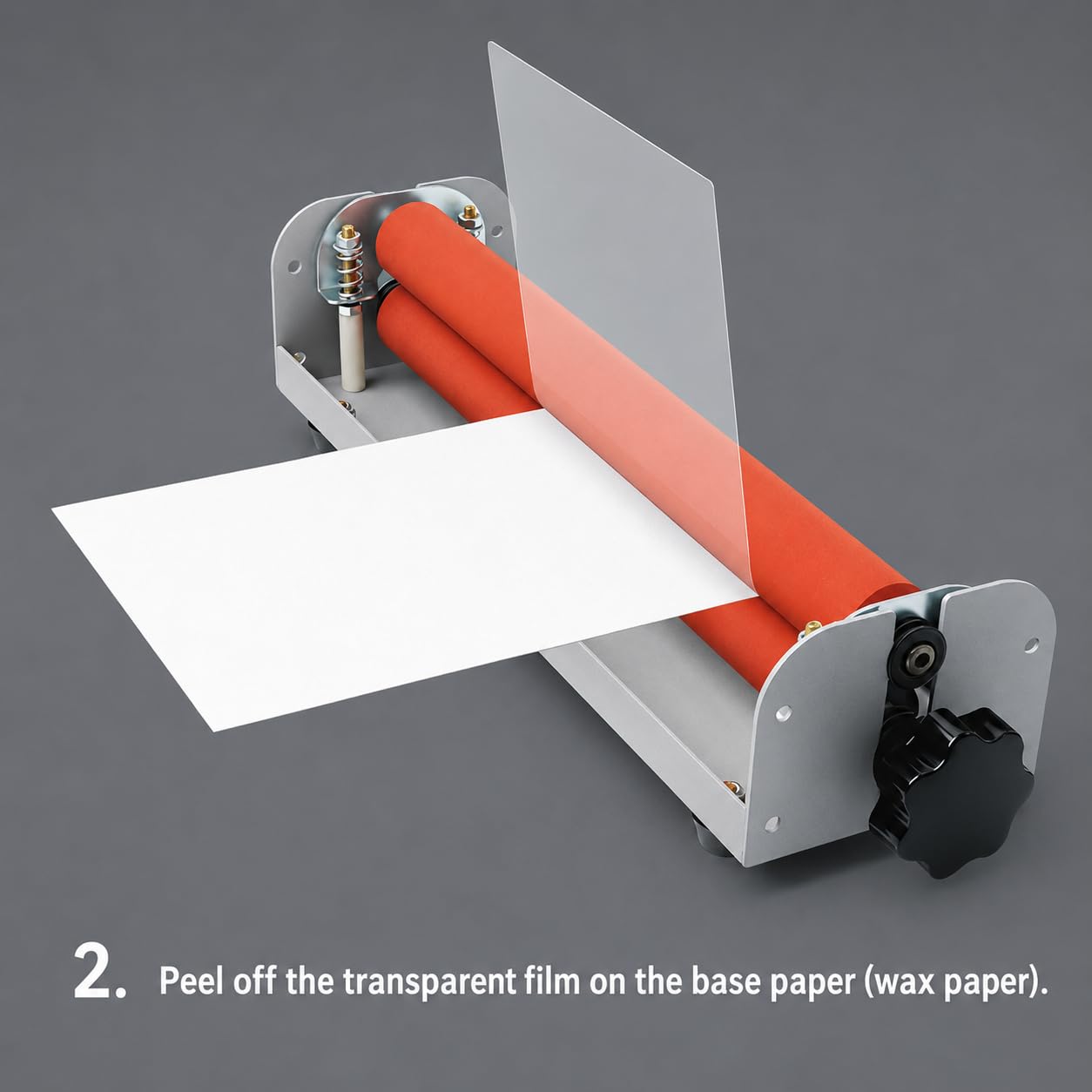 12 Zoll A4 Manueller Kaltlaminator Handkurbelmaschine