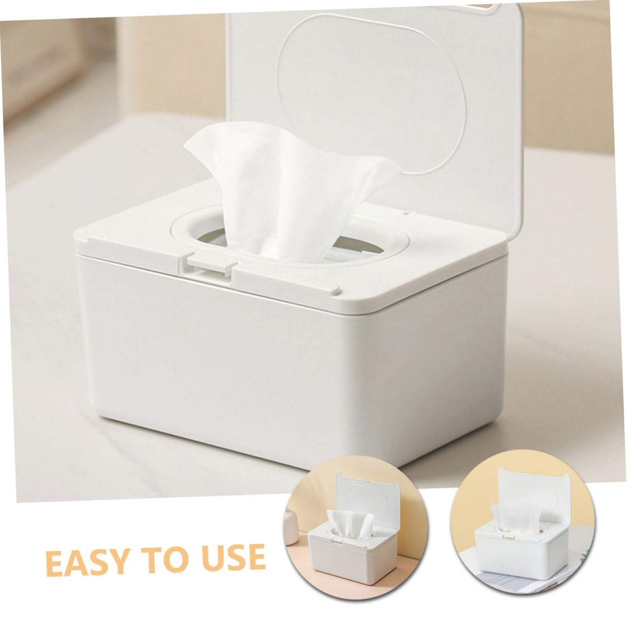 Caja Dispensadora de Toallitas Húmedas 2 Piezas para Bebés