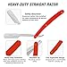 blume Straight Edge Cut Throat Razor for Men Shaving and Professional Barbers –Light Weight Razor - Moustache & Beard Shaving (Red)
