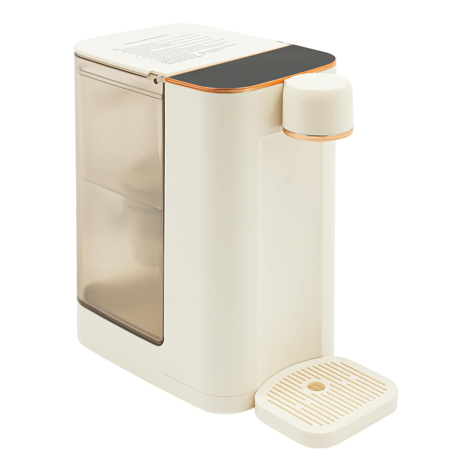 Distributore di acqua calda istantanea, distributore di acqua calda, acqua potabile, con serbatoio dell'acqua da 3 litri, riscaldamento 3 secondi, per casa, cucina e ufficio