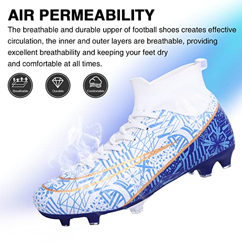 Mens Soccer Shoes Soccer Cleats Women Football Cleats Tacos De Futbol Para Hombre Football Shoes For Turf Futsal Shoes Cleats Football Turf Cleats Professional Football Training Boots Ag Fg #TOP1