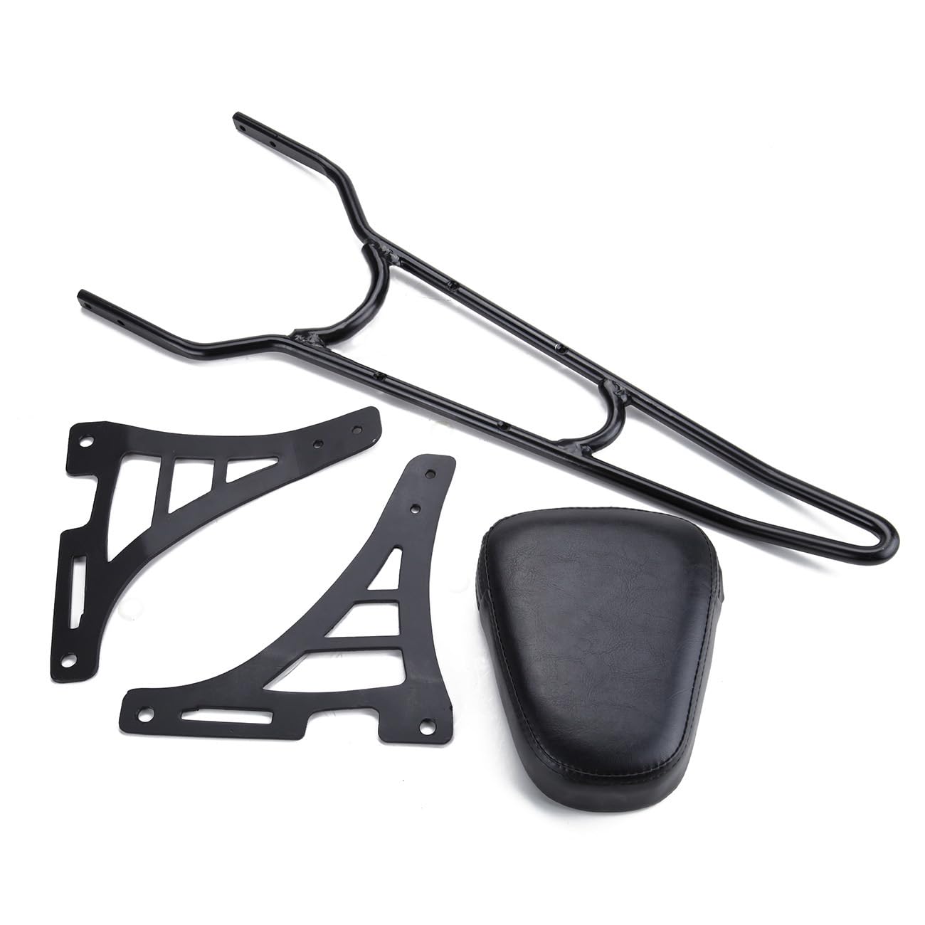 Samger Sissy Bar Respaldo trasero desmontable Fit para Harley Davidson Sportster XL 883 1200 04-20