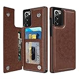 BENTOBEN Samsung Galaxy Note 20 Wallet Case 5G, PU Leather Heavy Duty Rugged Shockproof Protective Cases with Card Slots Cash Holder Phone Case for Samsung Galaxy Note 20 6.7' 2020 -Brown