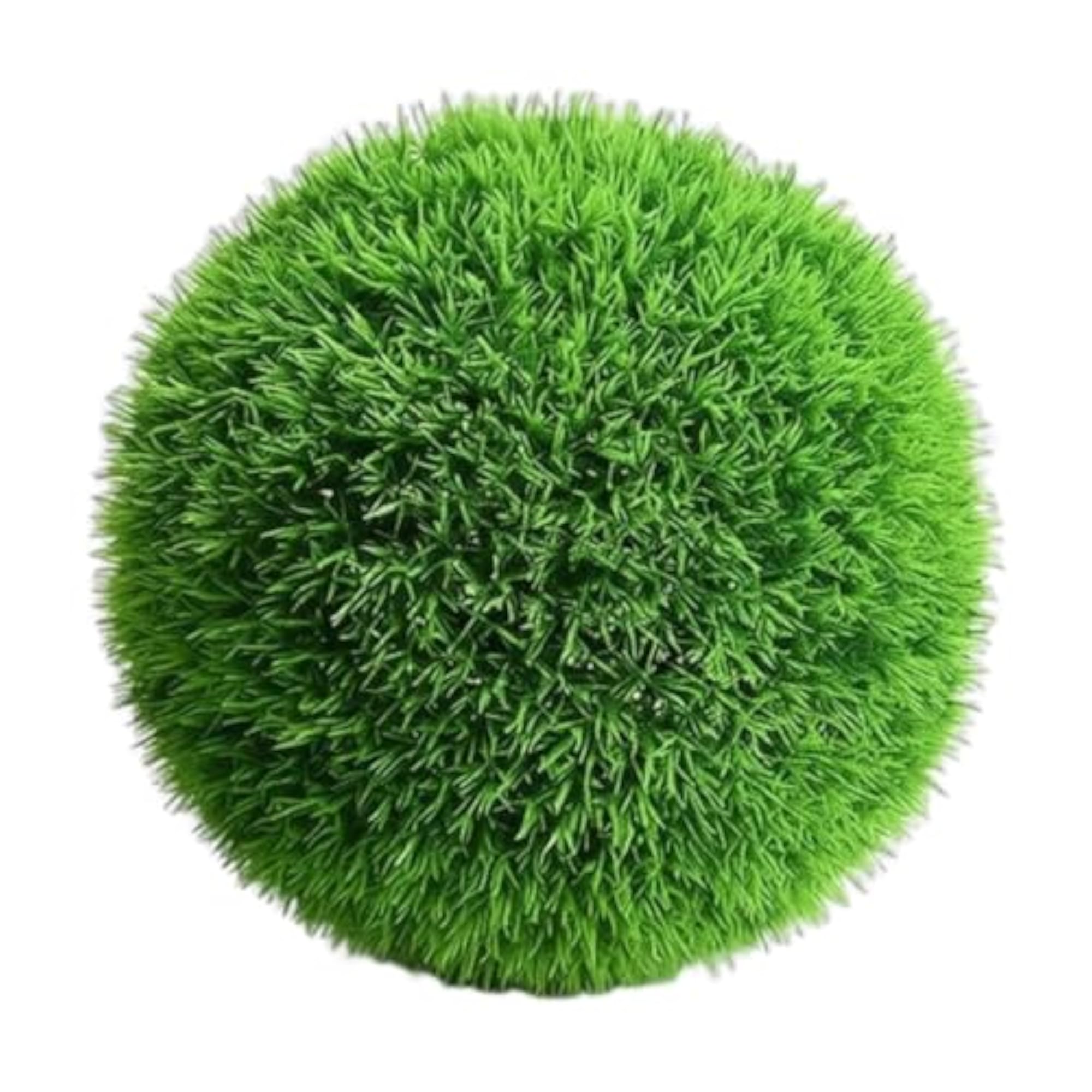 Artificial Plant Topiary Ball, Dark Green Home Decor