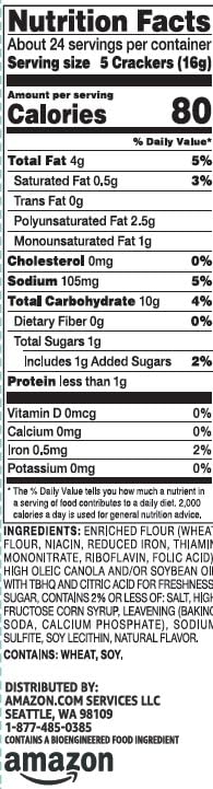 Galletas Original Snack Crackers Amazon Saver Pack de 2 miniatura 2