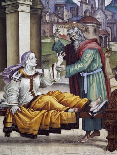 Lienzo Storie di San di Filippino Lippi alta resolución en pintura clásica de 60x90cm