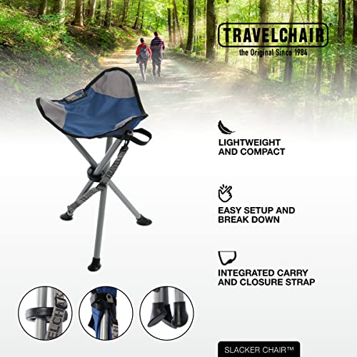 Travelchair Slacker Chair, Portable Tripod Chair For Outdoor Adventures, Blue, One Size (1389Vb) #TOP2