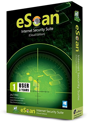 Image of eScan Internet Security Suite with Cloud Security Total Antivirus software 2019 safe web browsing Proactive Protection Monitors Kids' online activity | 1 Device 3 Years | [PC /Laptops]