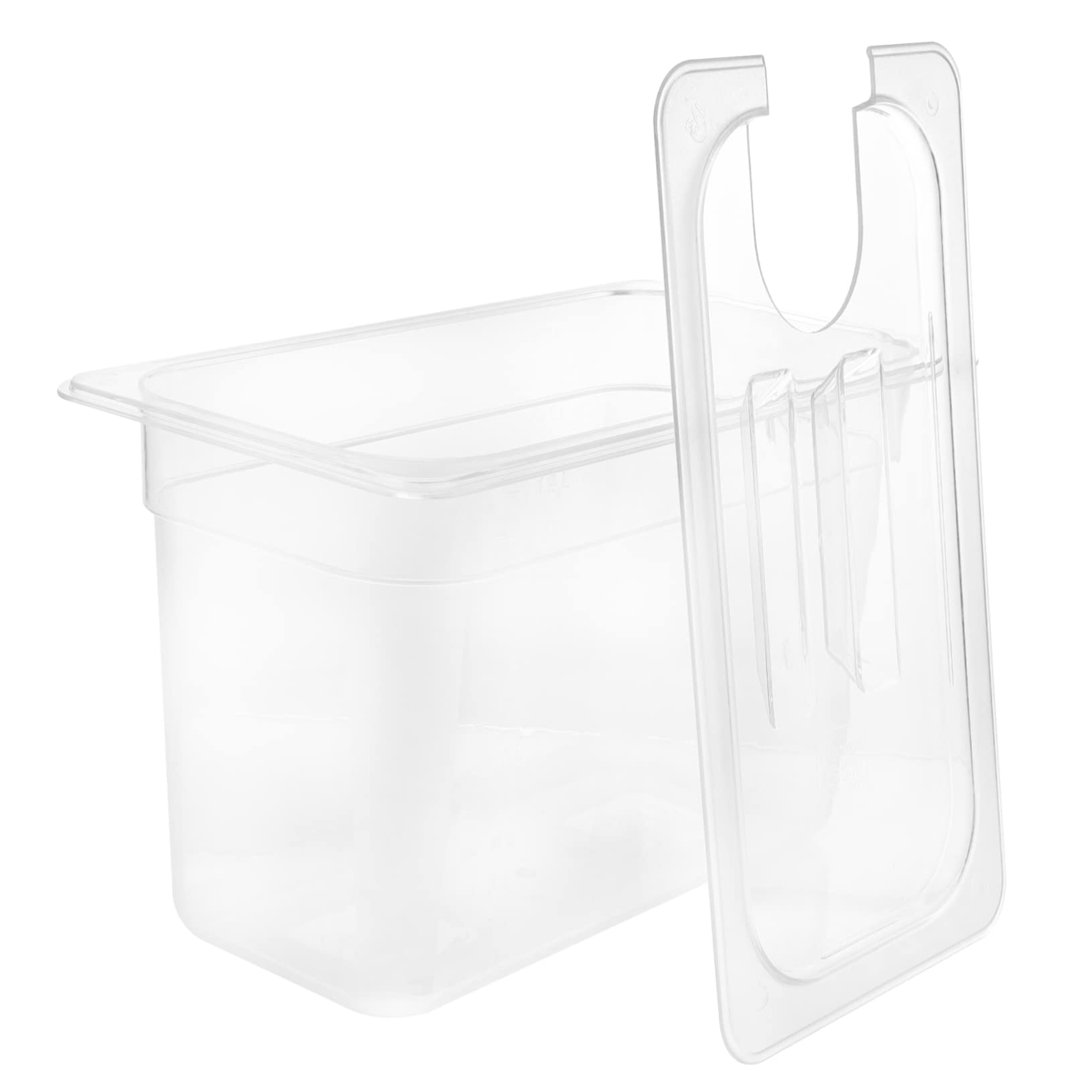 KICHOUSE 6l Slow Cooker Container Small Sous Vide Cooker Box Lid Storage Case for Family