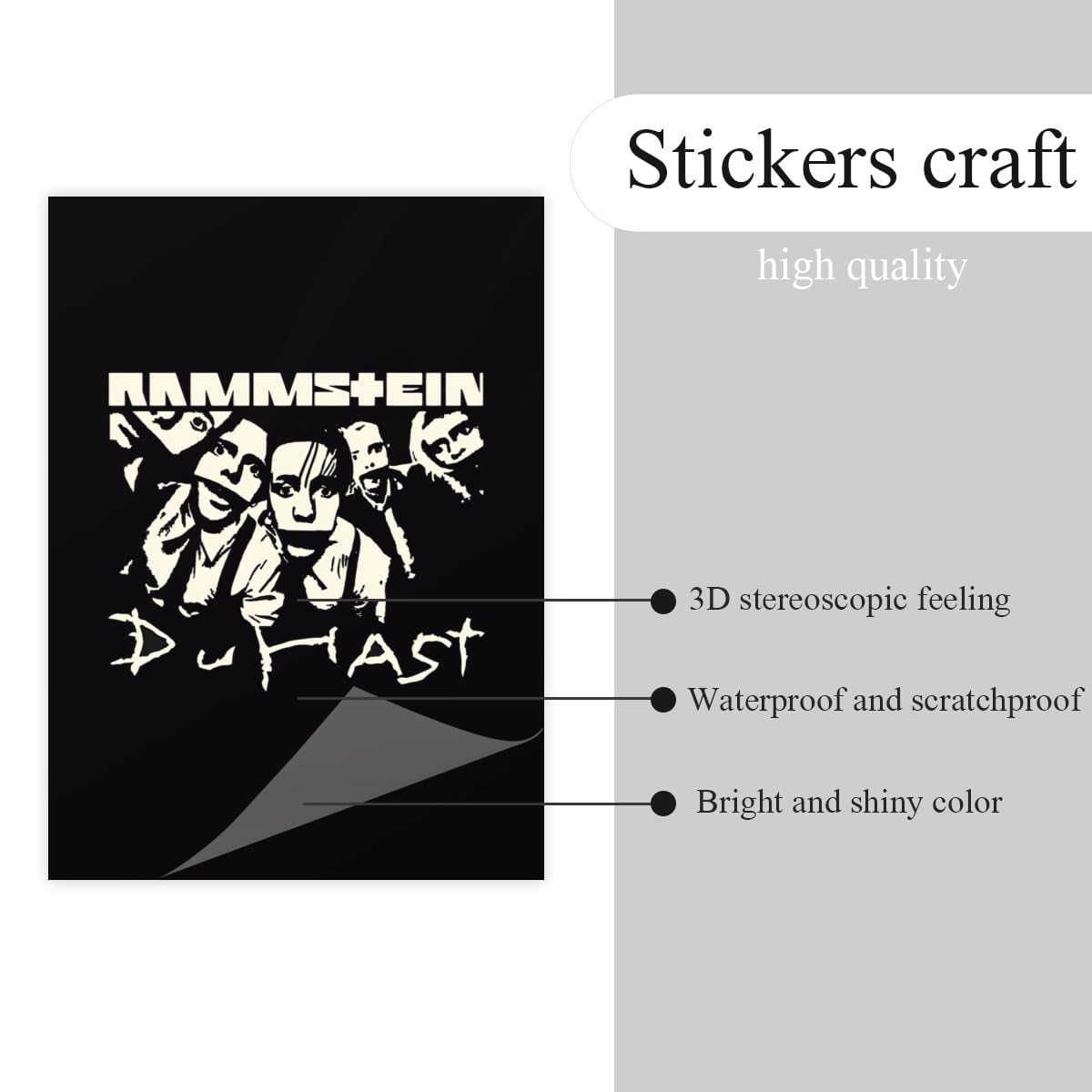 Amazon.co.jp: Rammstein ラムシュタイン Sehnsucht ステッカーセット