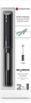 Sheaffer Black Calligraphy Pen with Fine Nib and Black Trim