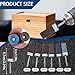 MVRPOWER 18pcs Sanding Drums Kit with Case, 400-2000 Grit for Dremel Rotary Tool, Sander Set for Wood Metal Polishing