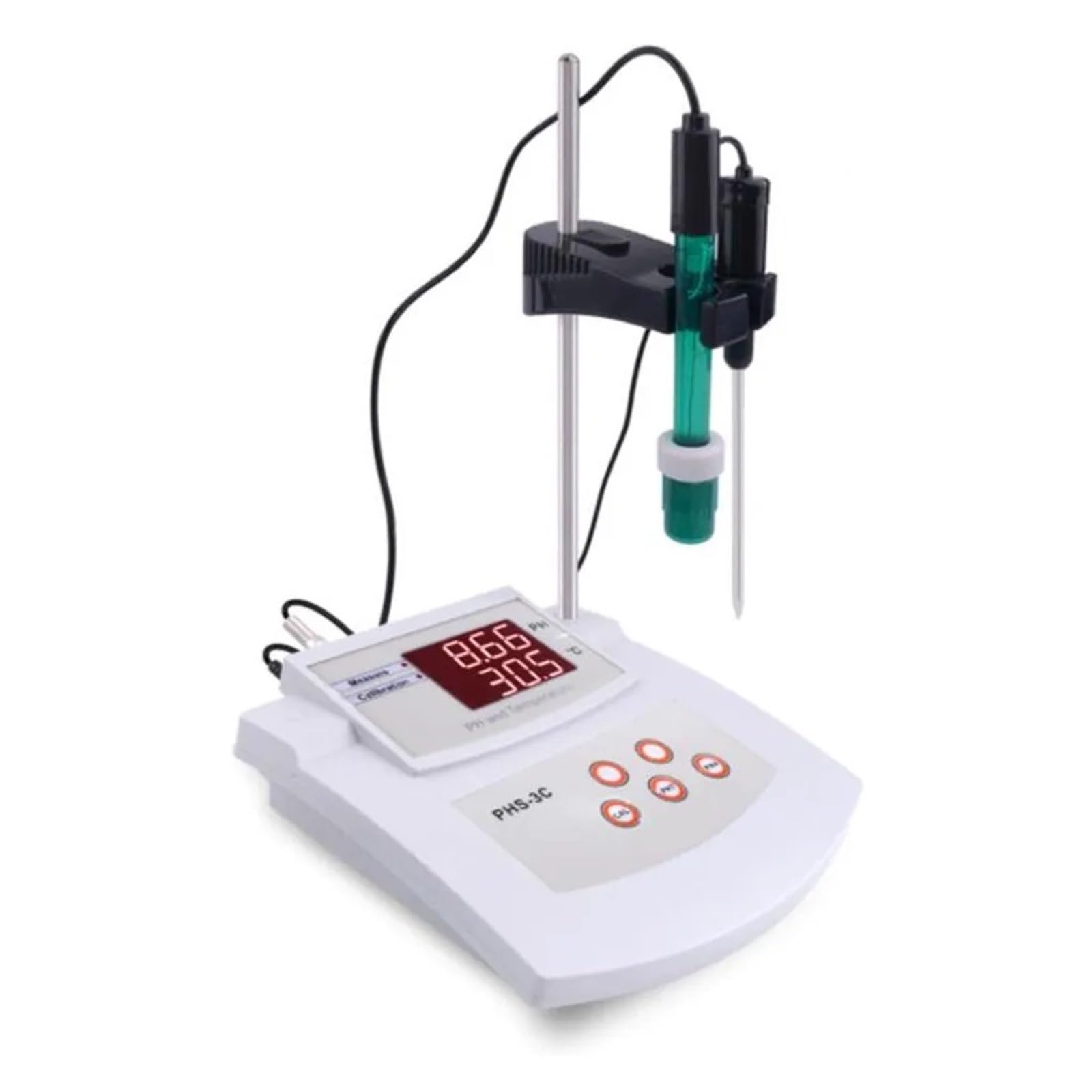 PH/Temp 2 In 1 PH Tester Analizzatore Di Qualità Del'acqua Desktop Calibrazione Automatica Misuratore Di Acidità For Laboratorio Pelle Acquario Piscina
