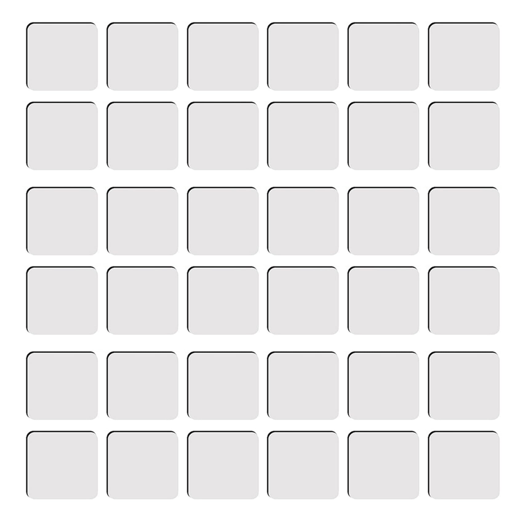 Vjsujehgy 36 Pcs Sublimation Square Coaster Blanks Bulk MDF Blanks Hardboard Cork Coasters Blank MDF Cork Coasters