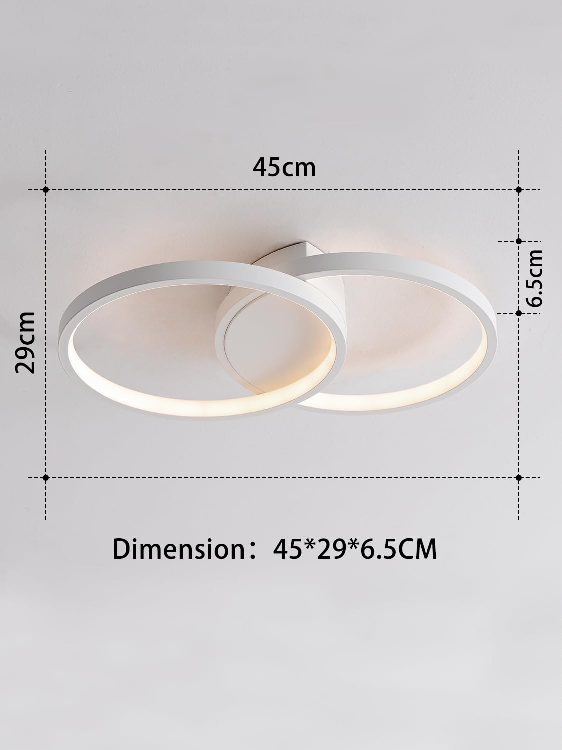 FANLG Led-plafondlamp, wolken, 30 cm, wandlamp voor kinderen, dimbaar, met afstandsbediening, 3000-6000K, wolkenlamp, kinderlamp, plafondlamp voor kinderkamer, slaapkamer, woonkamer