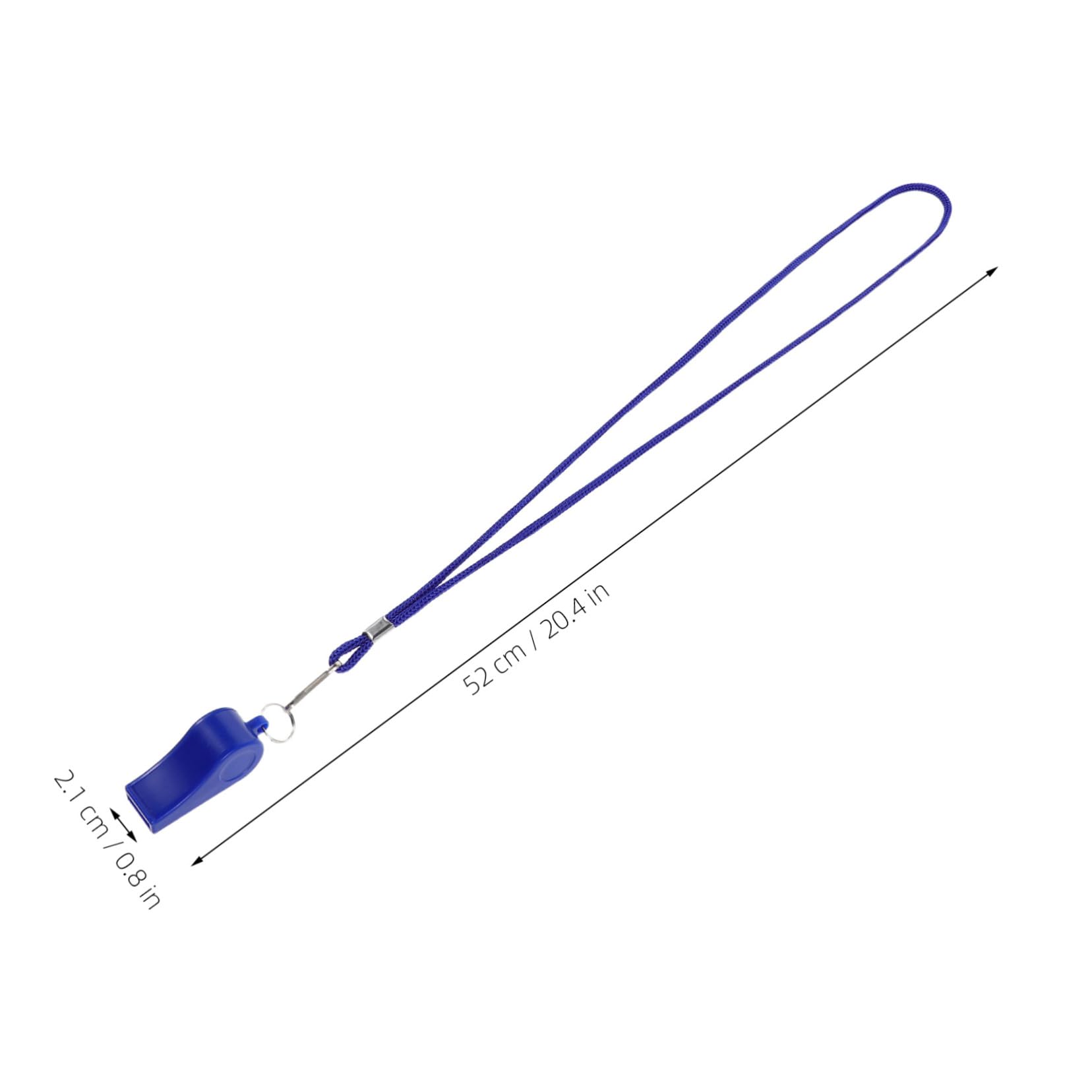 YARNOW 36pezzi Fischietto da Bagnino in Plastica con Cordino Blu Suono Forte e Nitido per Escursionismo Campeggio Calcio e attività all Aperto